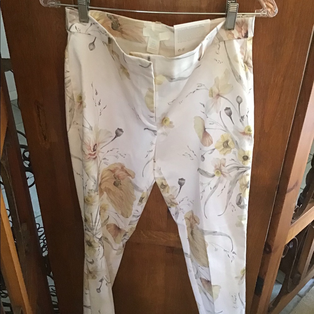H&M floral slacks